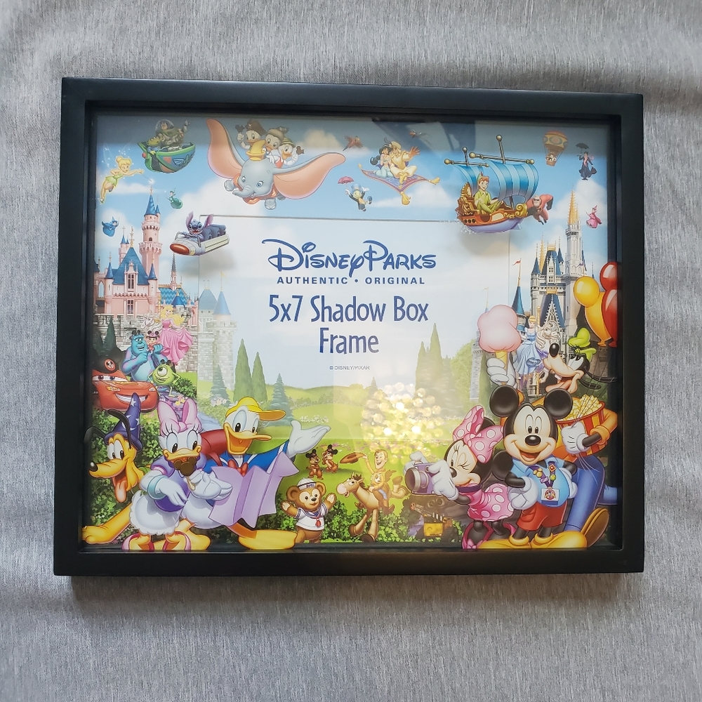 Disney Parks 5x7 Shadow Box Frame, excellent condition, never used